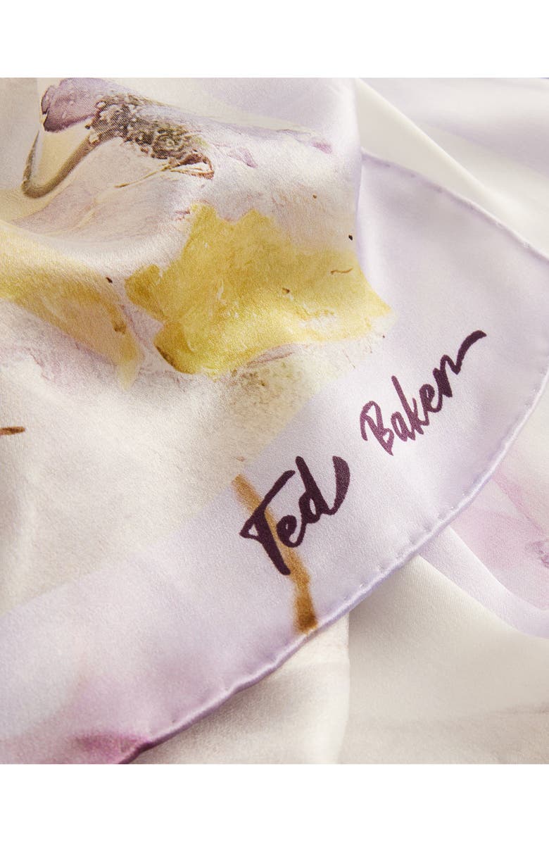 Ted Baker London Irisy Floral Long Silk Scarf, Alternate, color,