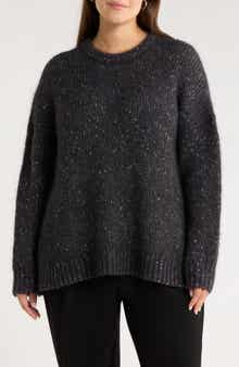 Nordstrom Metallic Crewneck Sweater