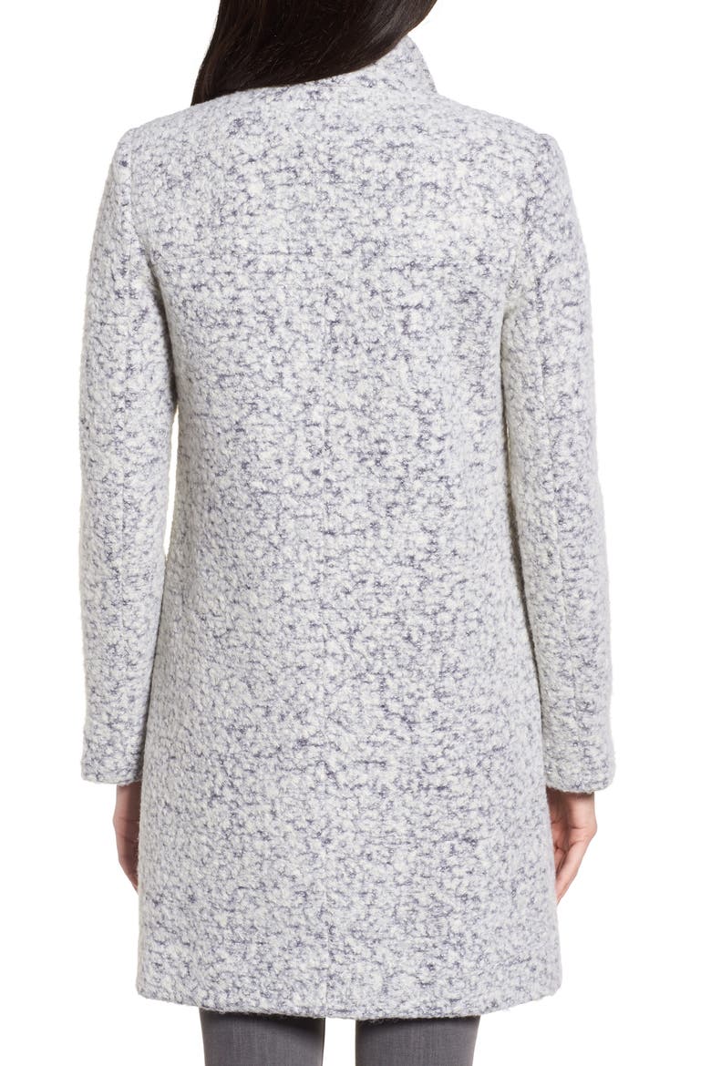Wool Blend Bouclé Coat, Alternate, color, ZINCDNU
