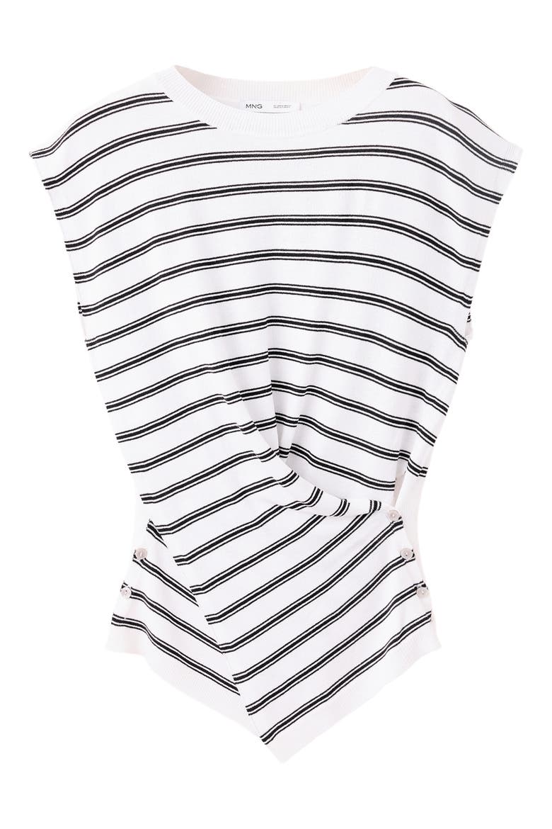 Draped Jersey Sweater, Alternate, color, WHITE