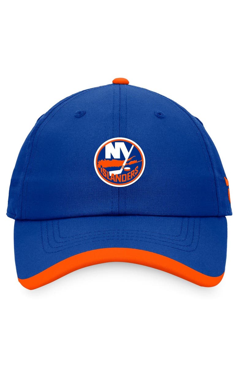FANATICS Men's Fanatics Branded Royal New York Islanders Authentic Pro Rink Pinnacle Adjustable Hat, Alternate, color, 