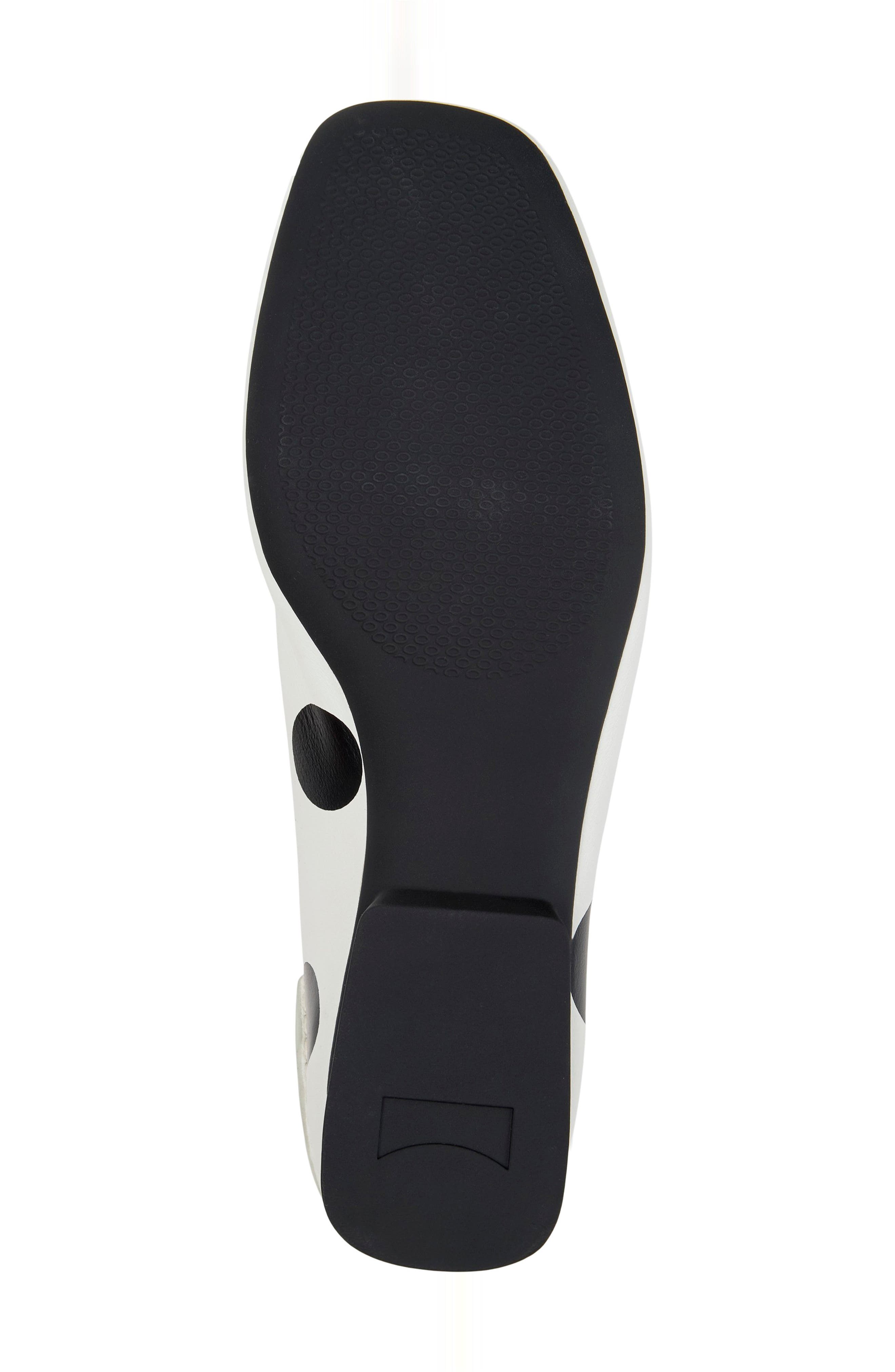 Camper Casi Myra Twins Polka Dot Ballerina Flat, Alternate, color, White Natural