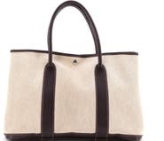 Pre-Owned Hermes Garden Party Tote Toile and Leather 36