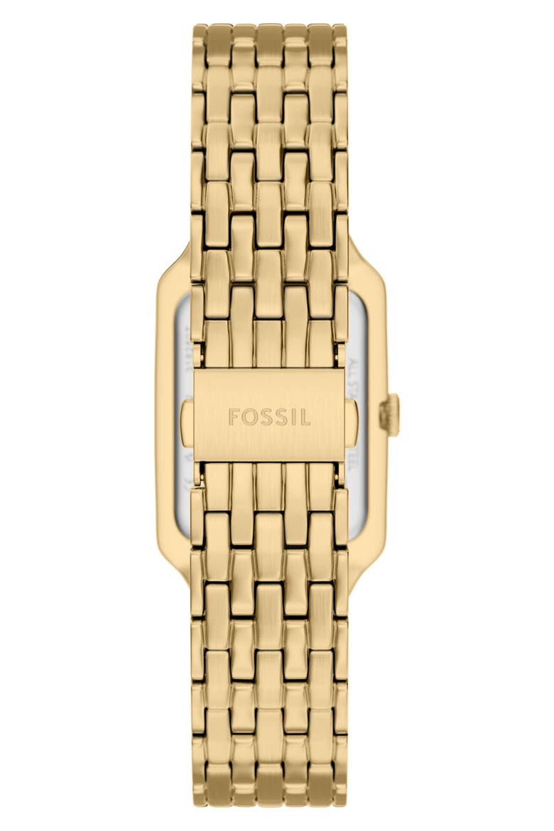 Raquel Bracelet Watch, 23mm x 38mm, Alternate, color, GOLD