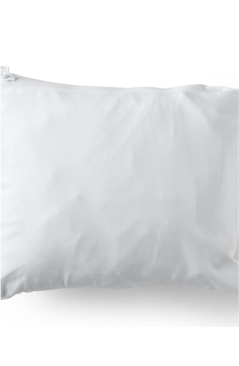 Lands' End Plus Size Squall Packable Rain Jacket, Alternate, color, White