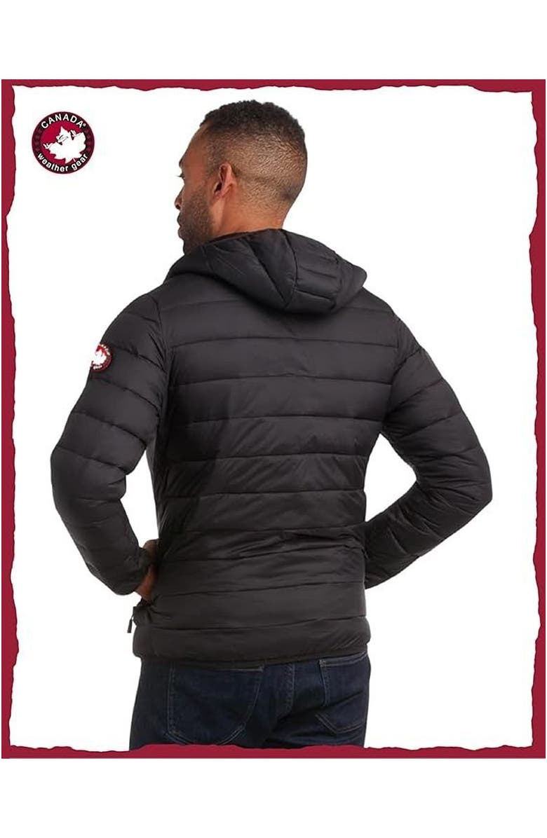 CANADA WEATHER GEAR Men
s Packable Puffer Bubble Coat, Alternate, color,