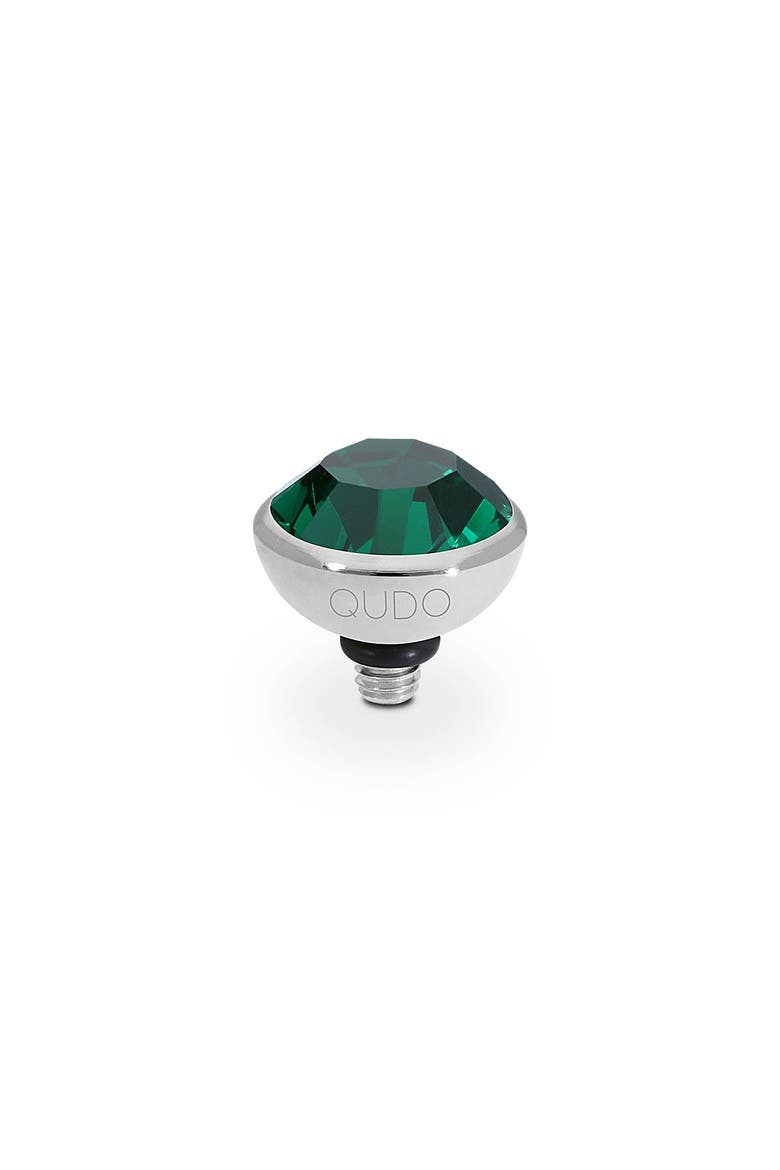 Bottone Top 0.4" - Silver, Main, color, Emerald