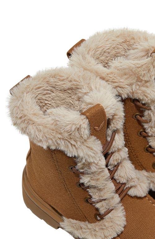 Vivaia Faux Fur Water-repellent Lightweight Warm Boots In Brown