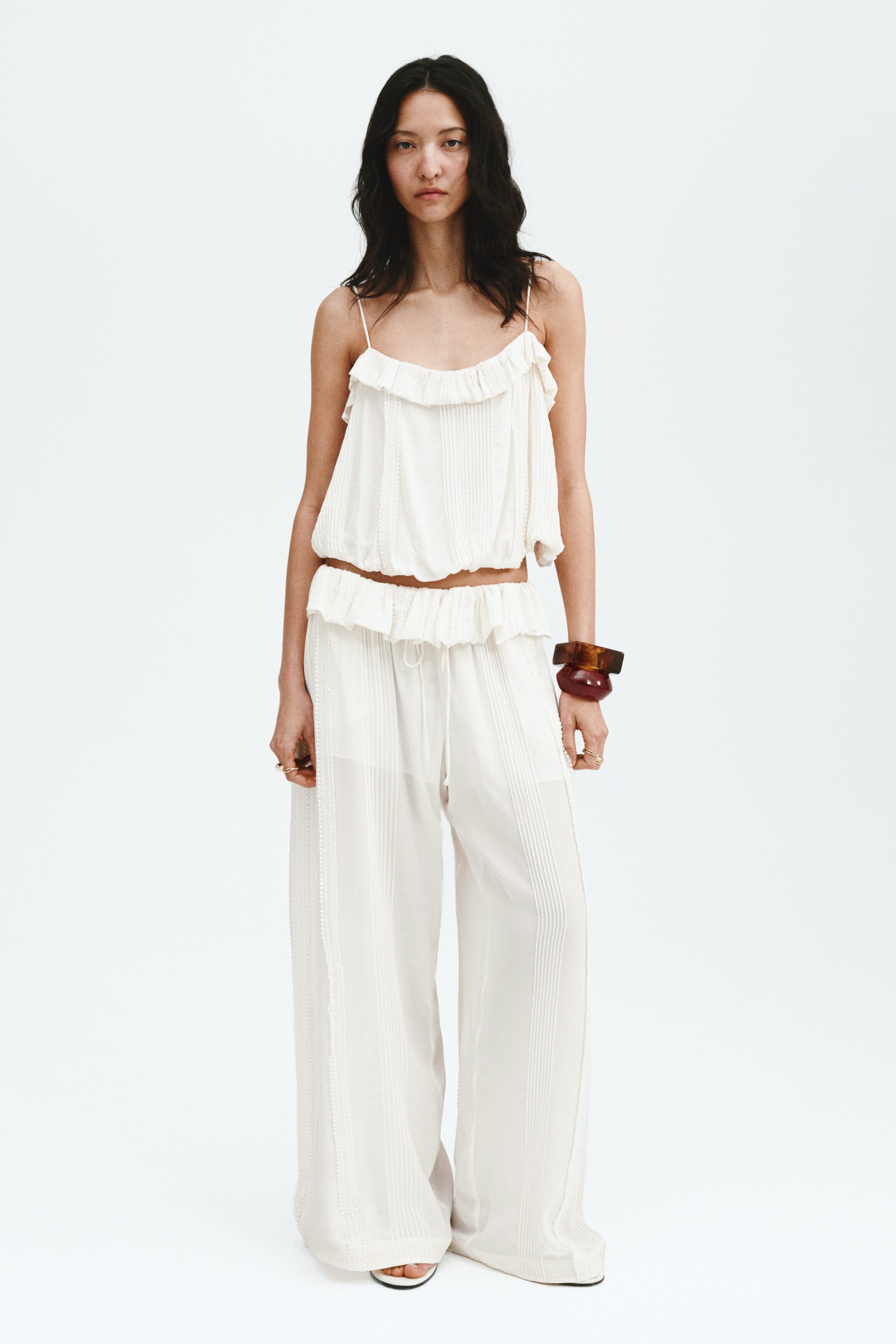 Pintucked Trousers - image 2