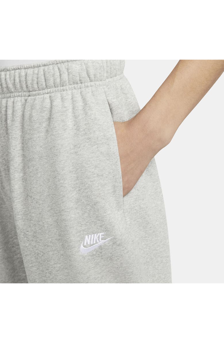 Nike Sportswear Club Fleece Sweatpants, Alternate, color, 063 Dark Grey Heather/White
