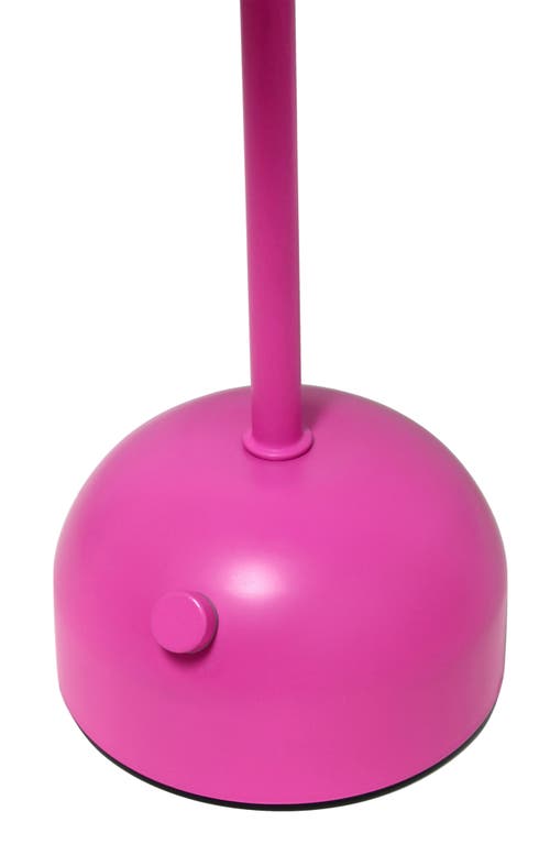 Lalia Home Touch Activated Wireless Lamp In Hot Pink
