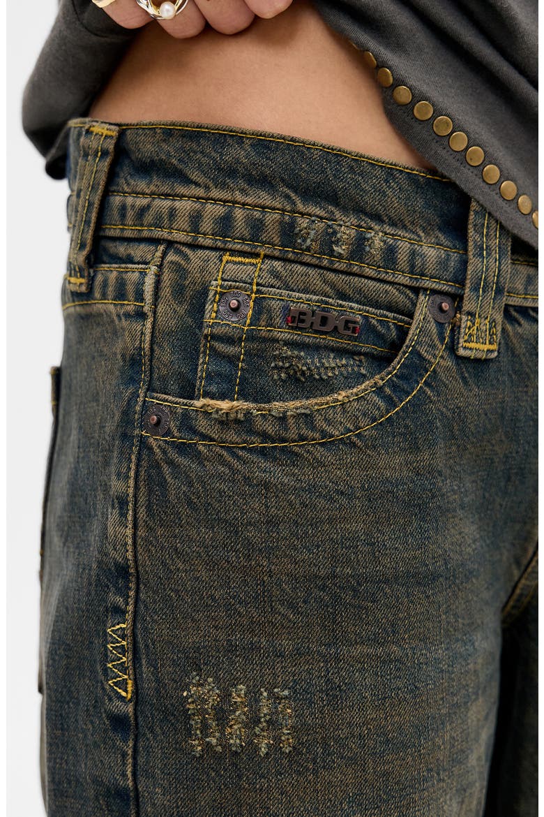 Kayla Low Rise Wide Leg Jeans, Alternate, color, DARK VINTAGE