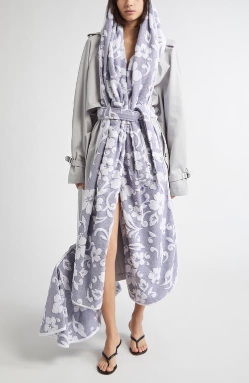 JULIE KEGELS JULIE KEGELS MITCH COTTON GABARDINE TRENCH COAT WITH REMOVABLE TOWEL 