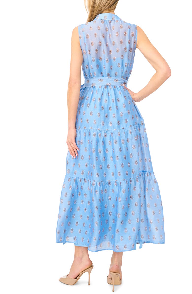 Halogen<sup>®</sup> Scarf Print Sleeveless Shirtdress, Alternate, color, 