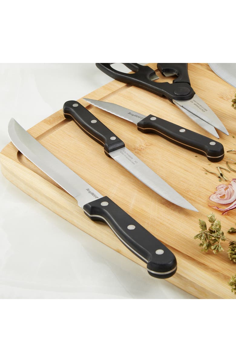 BergHOFF Dina Pica 7-Piece Knife Block, Alternate, color, Black