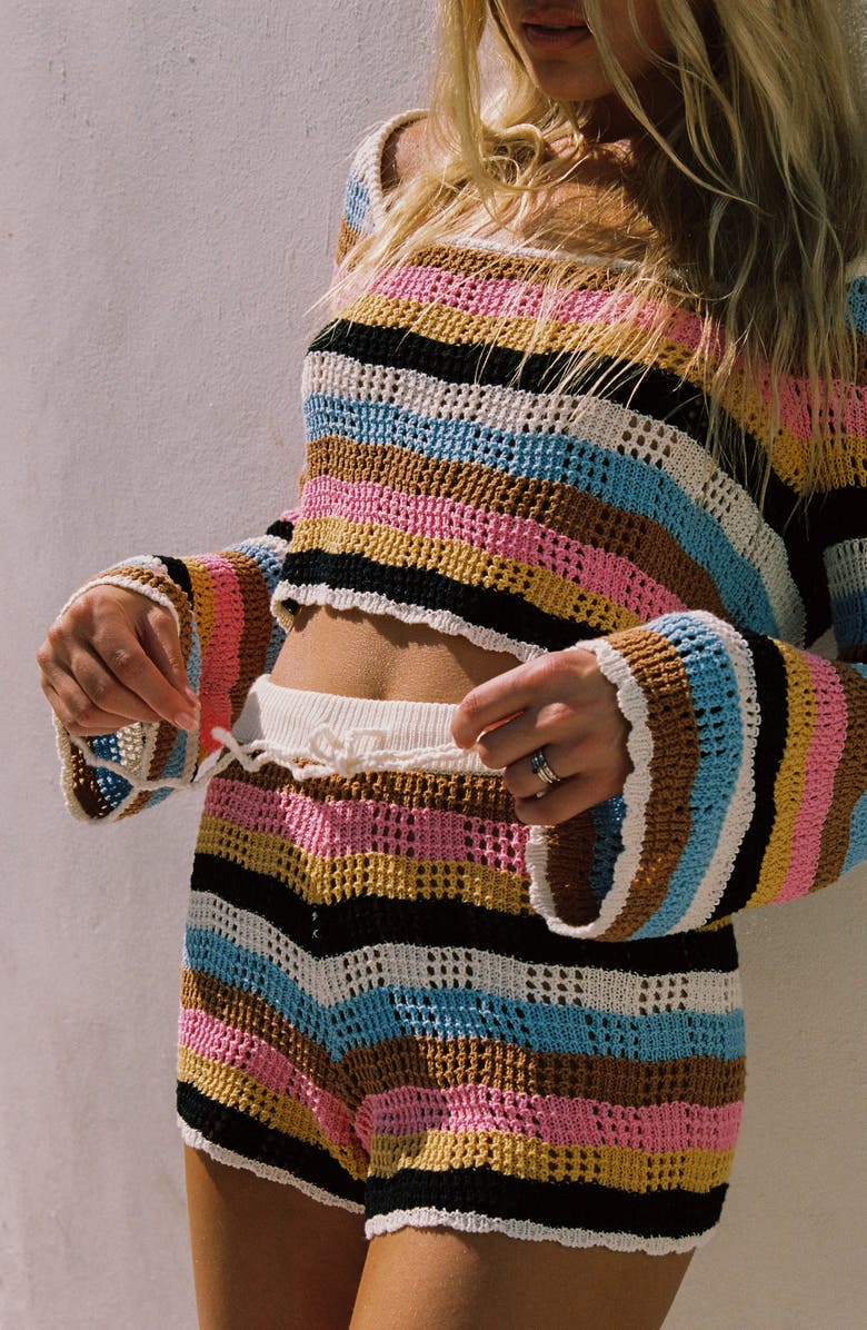 LSPACE Lost Tides Cover-Up Sweater, Alternate, color, Lost Tides Top