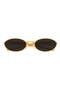57mm Oval Sunglasses