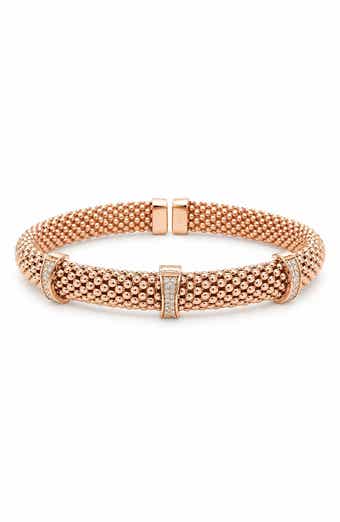 Pavé Diamond Station Bangle Bracelet - 0.10 ctw
