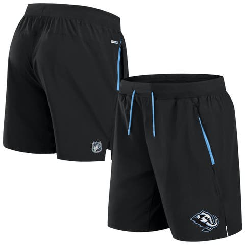 Men's Fanatics Black Utah Mammoth Authentic Pro Rink Performance Shorts