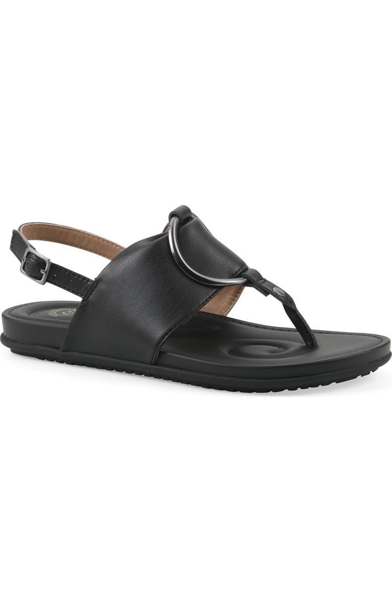 White Mountain Footwear Alicorn Slingback Sandal, Main, color, Black/ Black/ Smooth