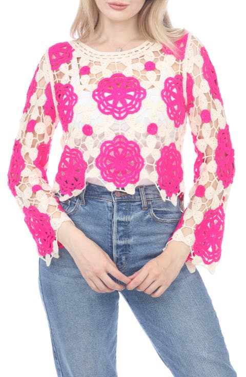 Cutout Openwork Sweater