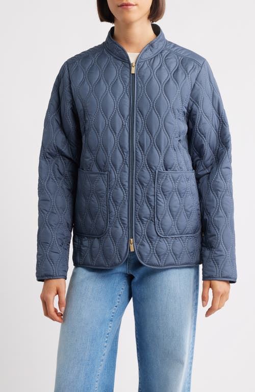 Ilse Jacobsen Aros 06 Quilted Jacket in Ombre Blue  product