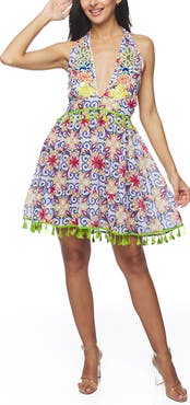 RANEES Lace Minidress