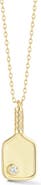 SPHERA MILANO Pickleball Paddle Pendant Necklace