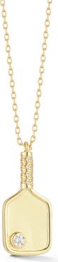 SPHERA MILANO Pickleball Paddle Pendant Necklace