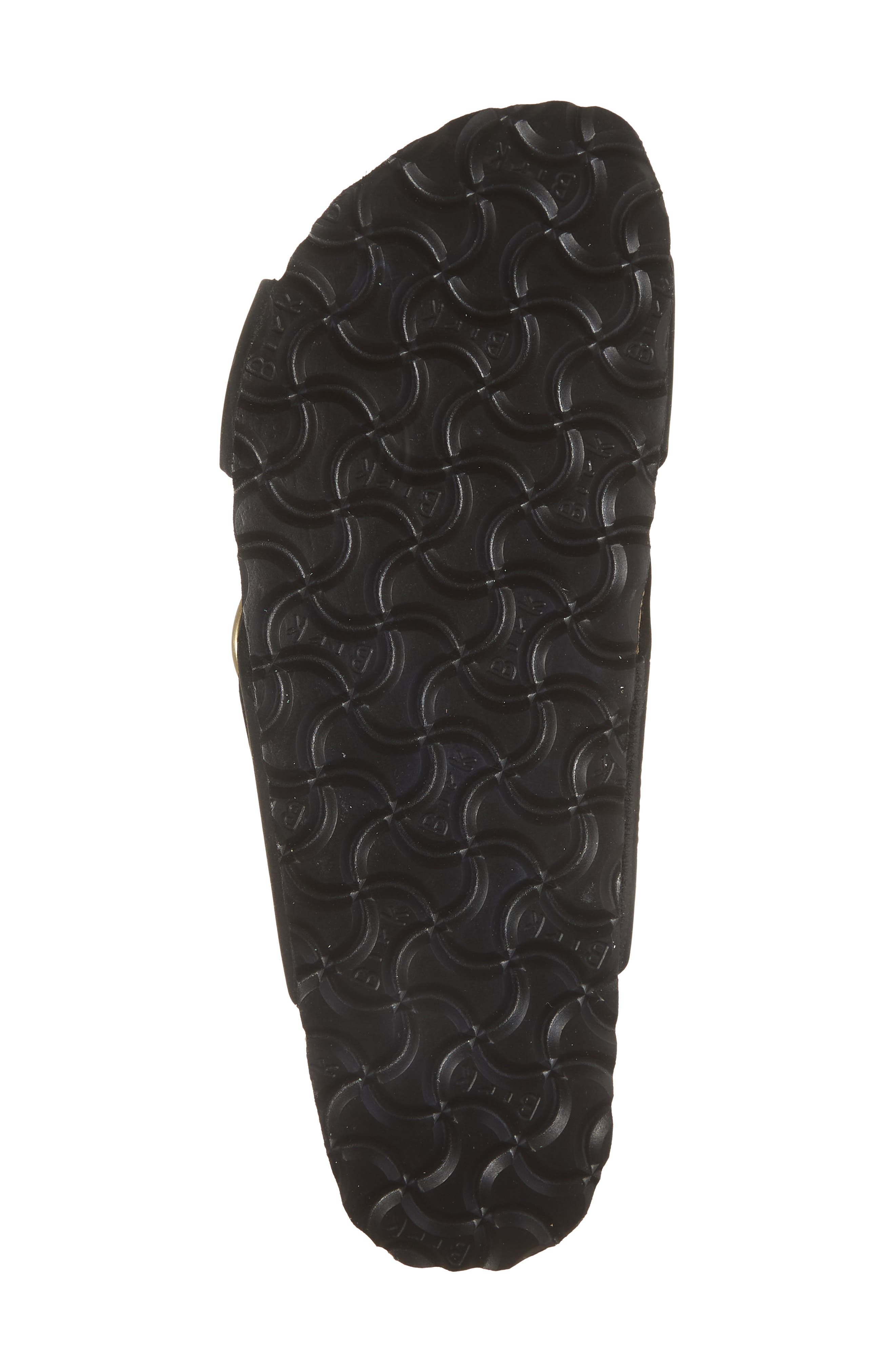 Siena Big Buckle Slide Sandal, Alternate, color, BLACK