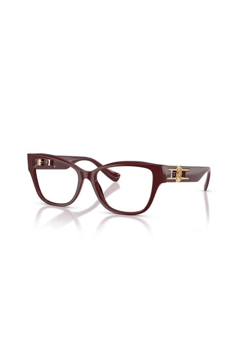 54mm Rectangle optical glasses, Main, color, Red