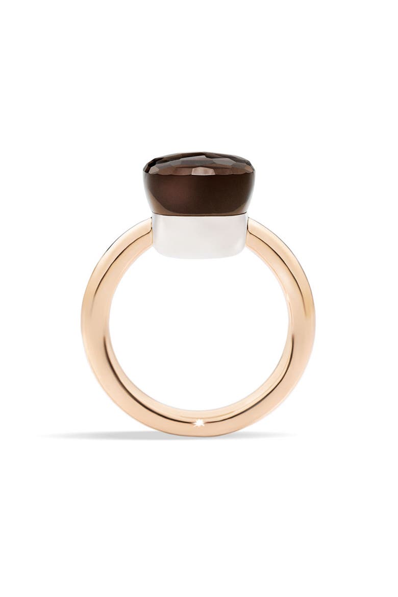 Nudo Classic Smoky Quartz Ring, Alternate, color, GOLD