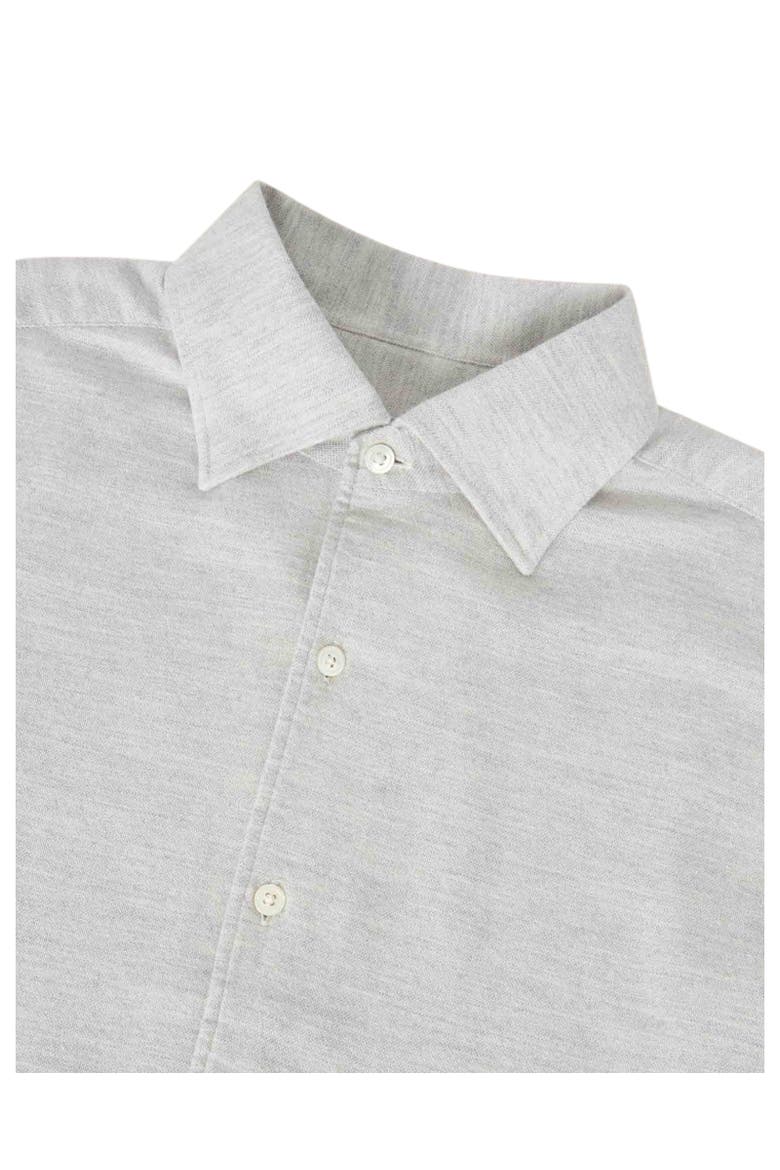 Morgan Luxe Flannel Shirt, Alternate, color, Light Gray