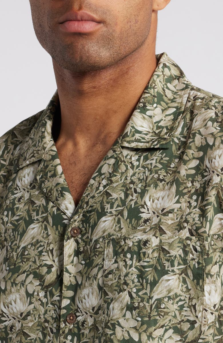 Rails Moreno Floral Lyocell & Cotton Camp Shirt, Alternate, color,