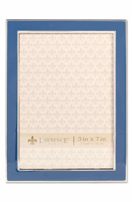 Lawrence Frames Navy Enamel Frame, 5"x7"