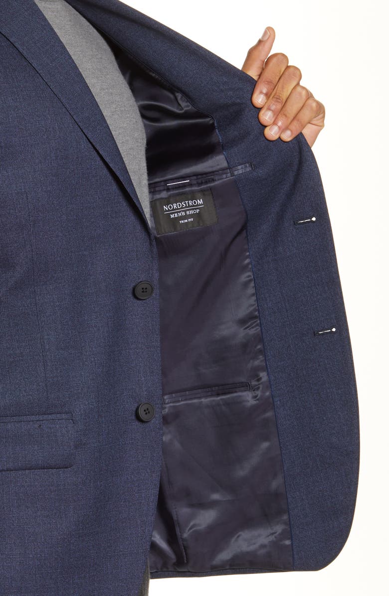 NORDSTROM MEN'S SHOP Trim Fit Stretch Wool Blazer, Alternate, color, 