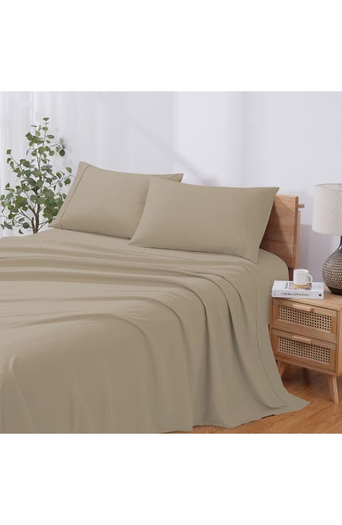 Solid Microfiber Sheet Set