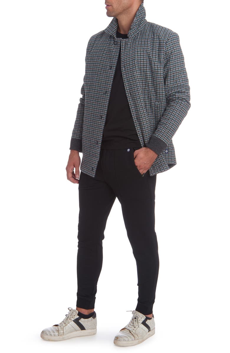 PINO BY PINOPORTE Quilted Wool Blend Overshirt, Alternate, color, 