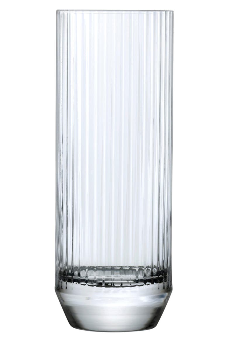 Big Top Set of 4 Highball Glasses, Main, color, CLEAR