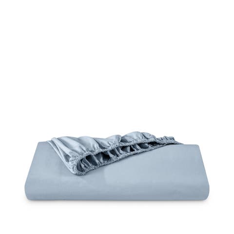 100% Organic Cotton Percale Cooling Fitted Sheet