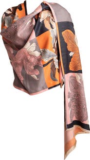 SAACHI Floral Reversible Scarf