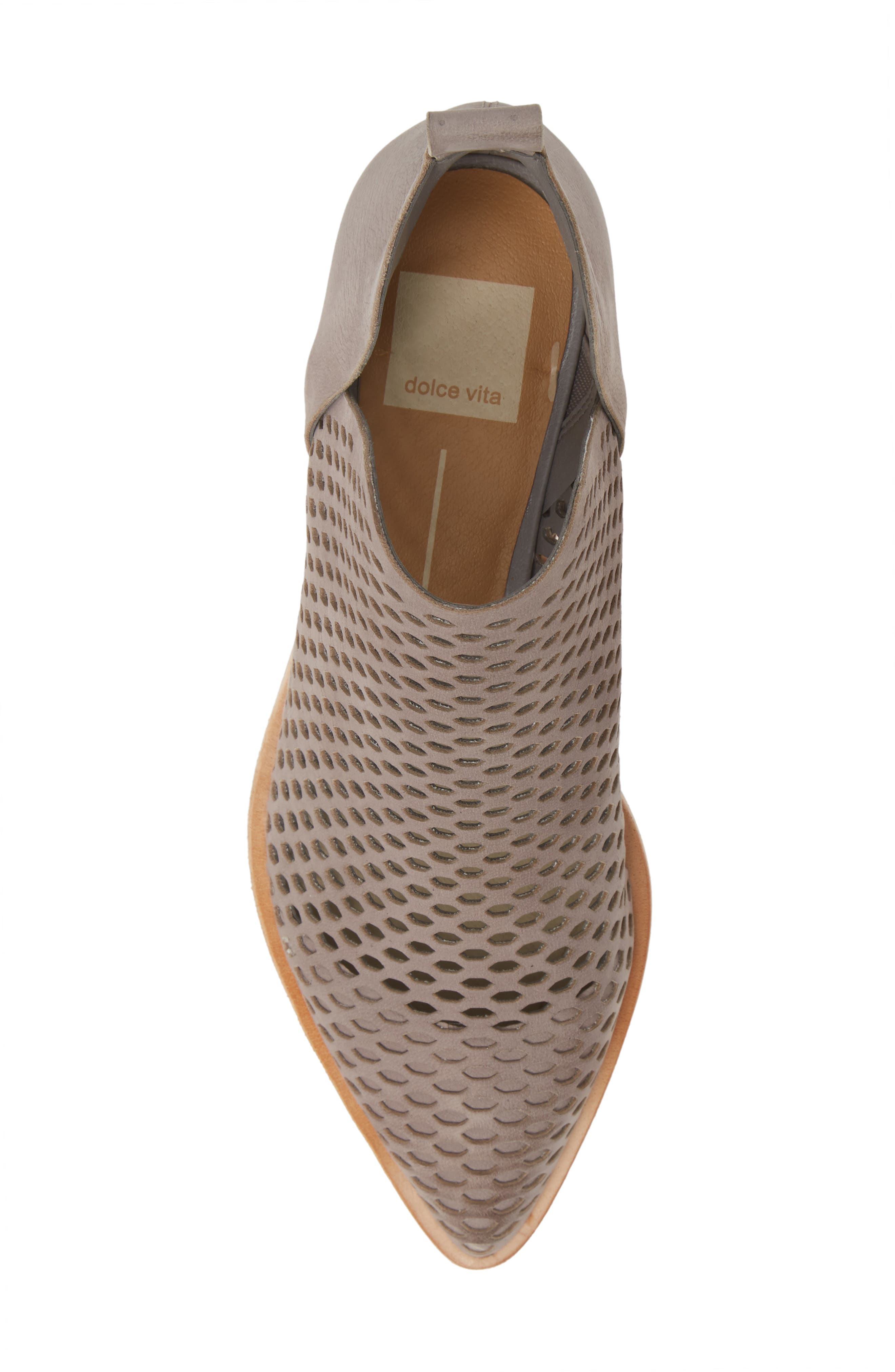 Sher Perforated Bootie, Alternate, color, GREY