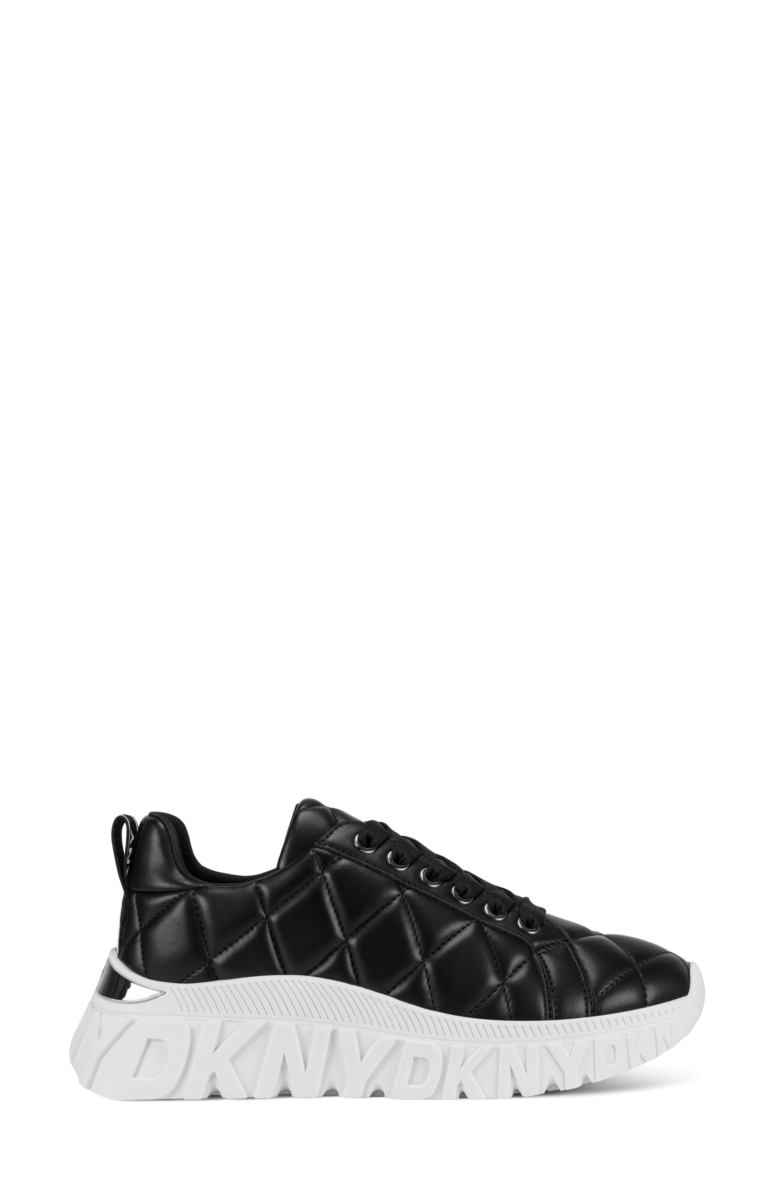 DKNY Lathen Platform Sneaker, Alternate, color, Black