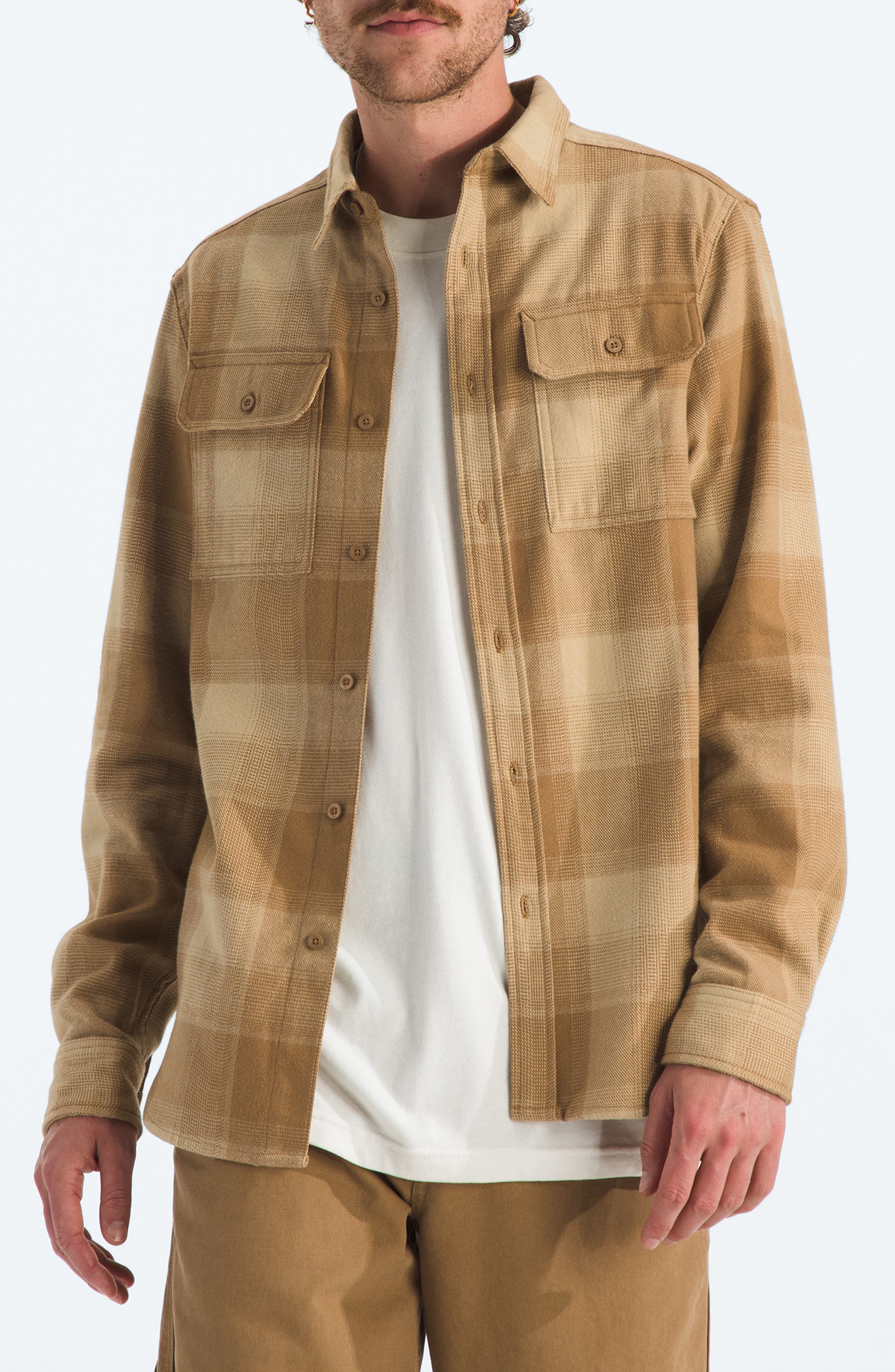 selected UTILITY BROWN TNF SHADOW PLAID