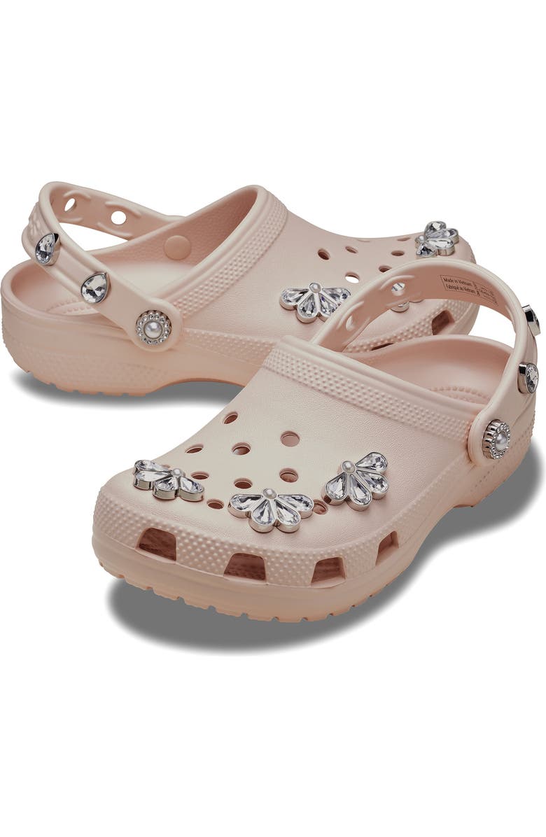 CROCS Kids; Classic Pinnacle Embellished Clog, Alternate, color, Quartz