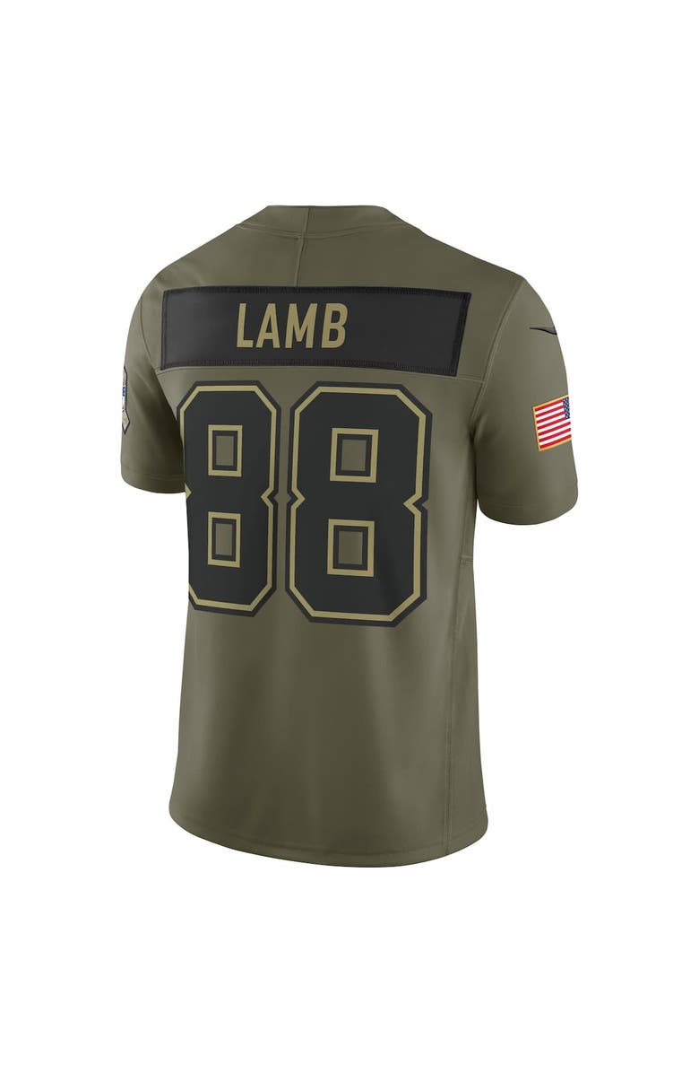 Nike Men's Nike CeeDee Lamb Olive Dallas Cowboys 2025 Salute to Service Limited Jersey, Alternate, color, Olive