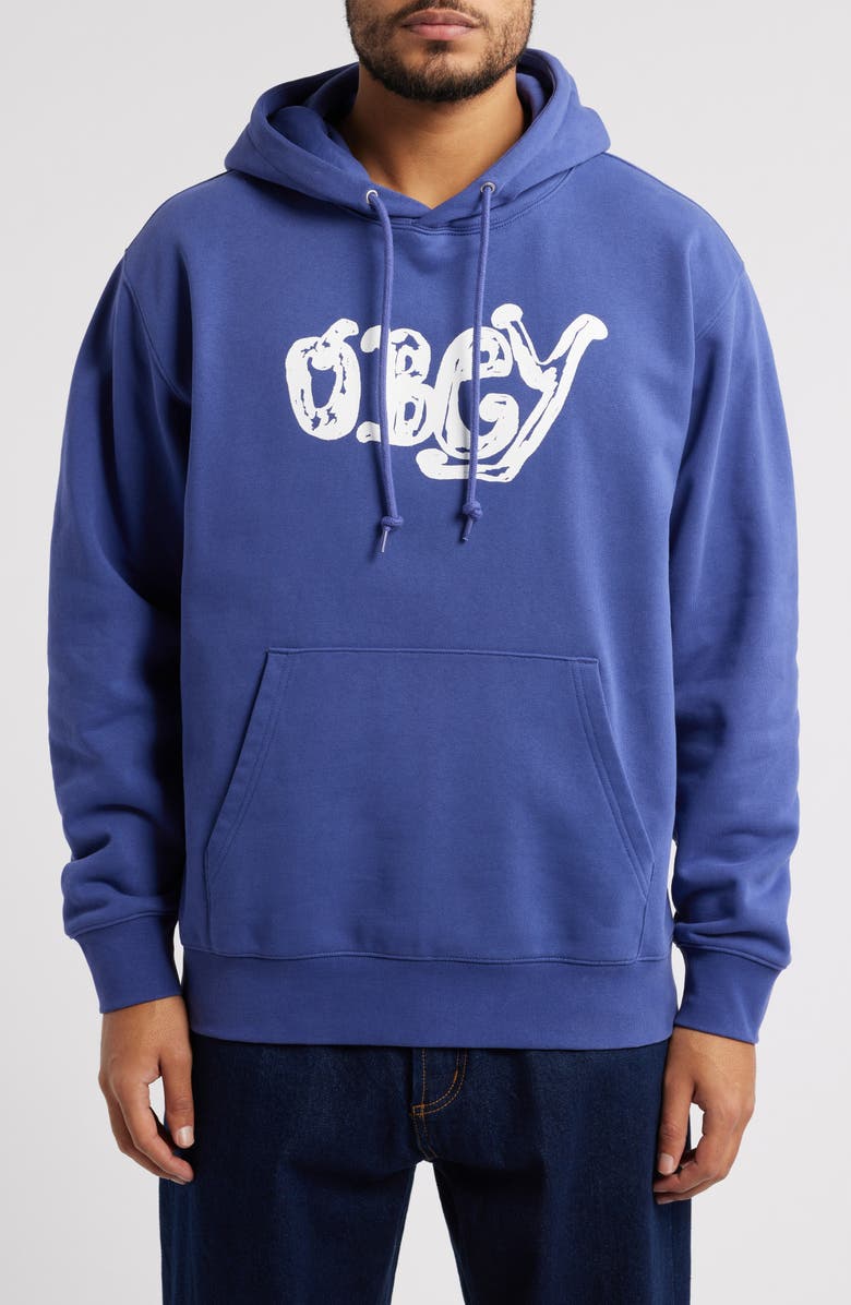 Obey Marker Pullover Hoodie, Main, color,