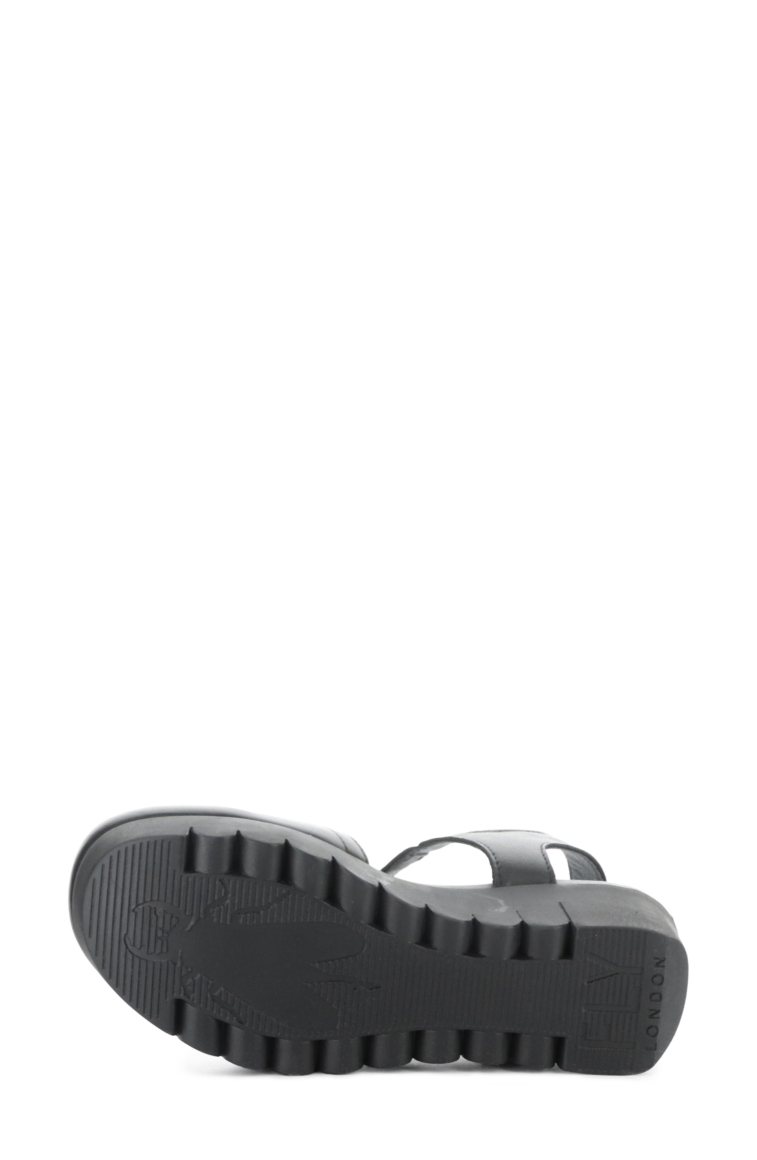 Fly London Vizi Ankle Strap Platform Wedge Clog, Alternate, color, 