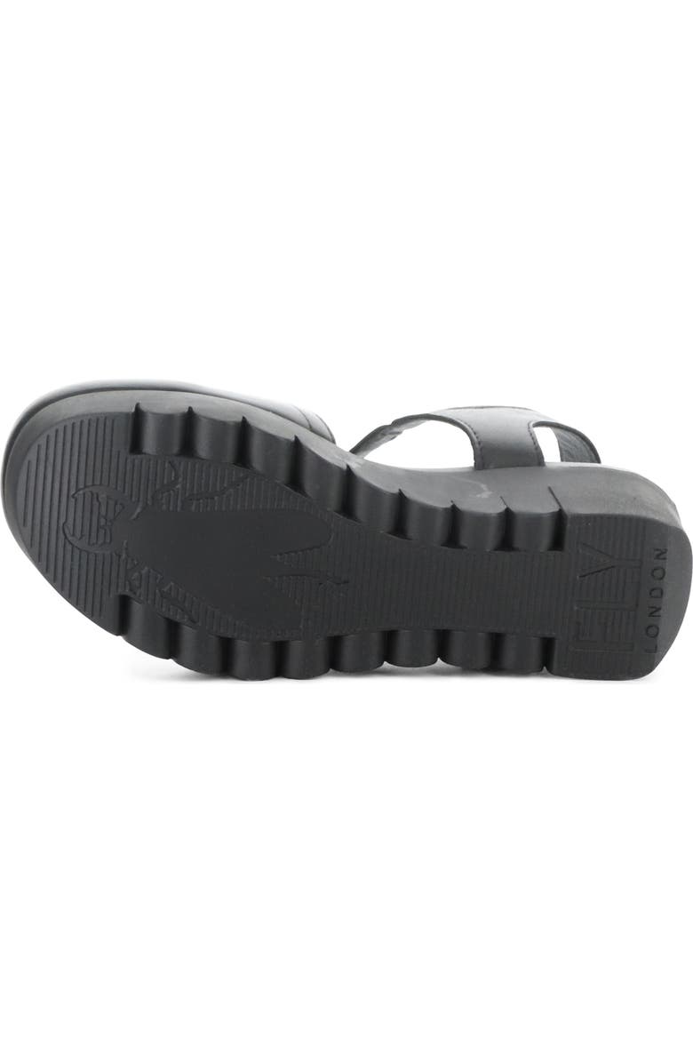 Fly London Vizi Ankle Strap Platform Wedge Clog, Alternate, color,