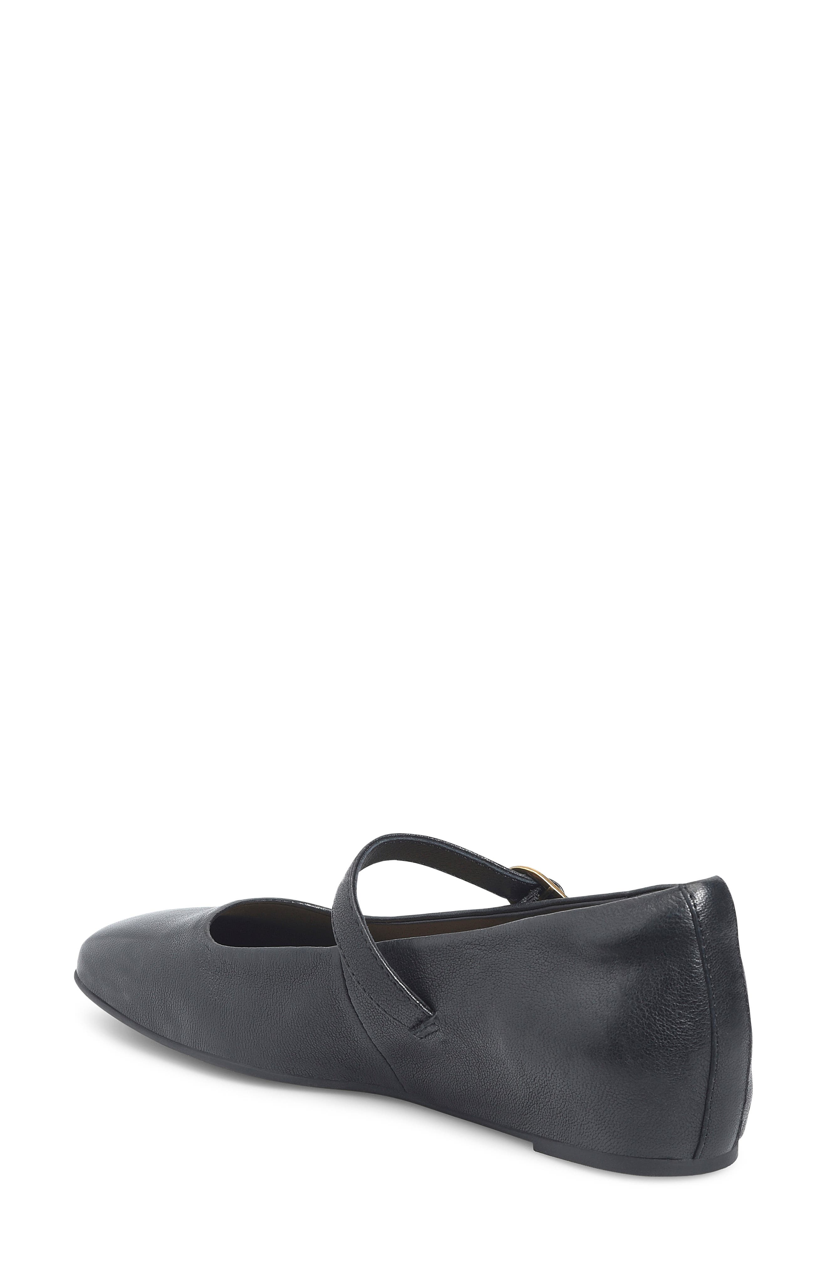 Söfft Palma Square Toe Mary Jane Flat, Alternate, color, Black